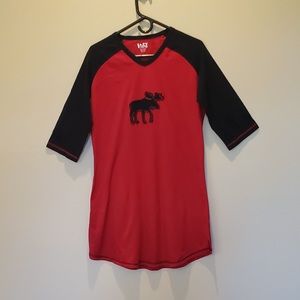 Lazy One Women’s V-neck Nightshirt/Nightgown, Size S/M